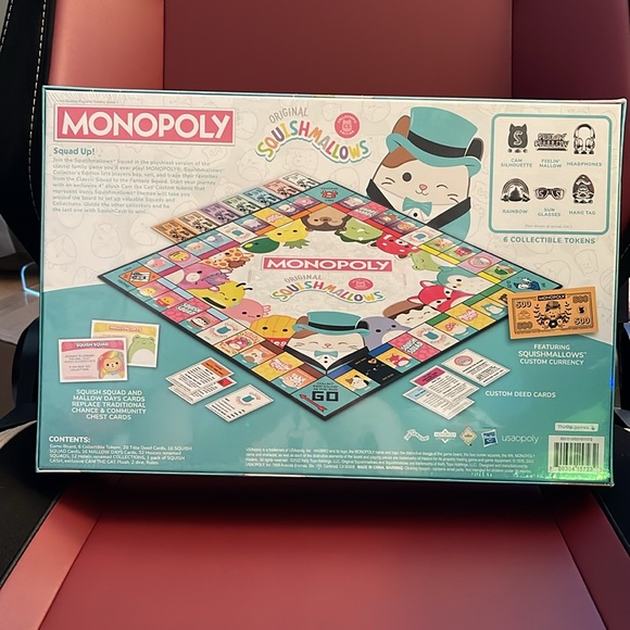 NWT MONOPOLY: Original Squishmallows Collector's Edition Game - Family Fun! - Picture 3 of 8